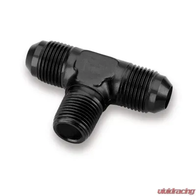 Earl's Performance BLACK ANO -8 TO 3/8 NPT "T" ON SIDE - AT982508ERL