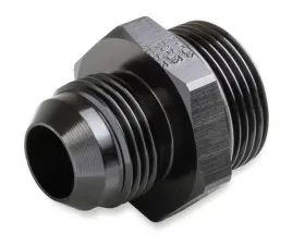 Earl's Performance -12 MALE AN TO -16 ORB, ALUMINUM, BLACK