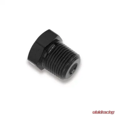 Earl's Performance BLACK ANO 1/4" NPT HEX PIPE PLUG - AT993302ERL