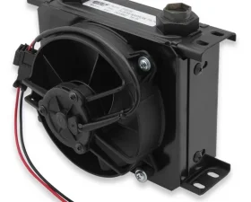 Earl's Performance 19 ROW NARROW COOLER AND FAN PACK BLACK