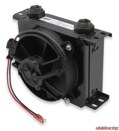 Earl's Performance 19 ROW NARROW COOLER AND FAN PACK BLACK - FP219ERL