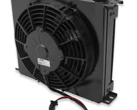 Earl's Performance 34 ROW WIDE COOLER AND FAN PACK BLACK