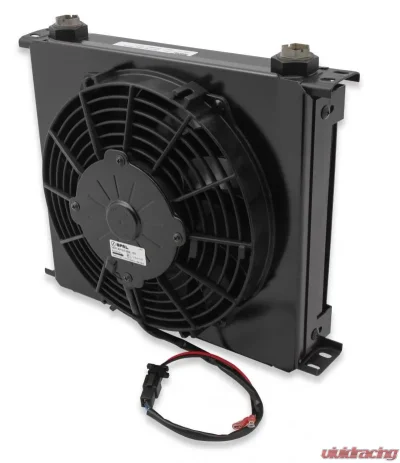 Earl's Performance 34 ROW WIDE COOLER AND FAN PACK BLACK - FP434ERL