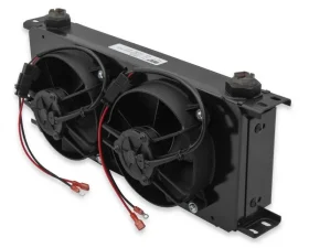 Earl's Performance 20 ROW X-WIDE COOLER AND FAN PACK BLACK