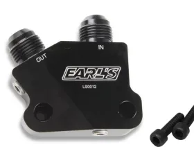 Earl's Performance GM LS ENGINE OIL COOLER ADAPTER