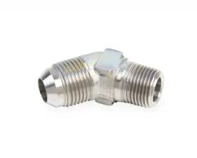 Earl's Performance 45 DEG. -10 TO 1/2 NPT ADAPTER STAINLESS STEEL