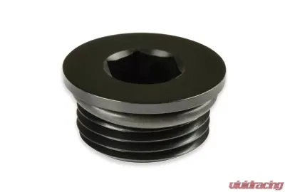 Earl's Performance -10AN LOW PROFILE PORT PLUG, BLACK - AT981310ERL