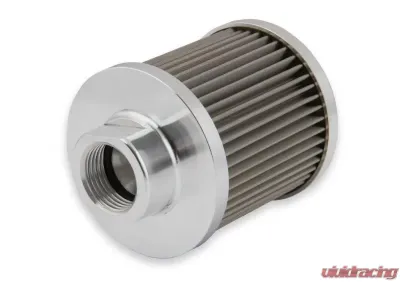Earl's Performance FILTER, S.S. MESH, 12AN FEMALE PORT, CLR - CT103ERL