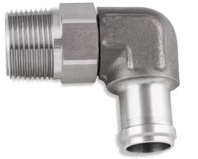 Earl's Performance SS 90 DEG 3/4 AN BARB TO 1/2 NPT SWIVEL