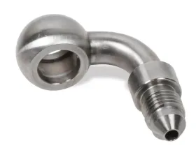 Earl's Performance BANJO LONG 90 DEG 3/8 OR 10MM 3AN SS