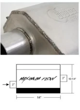 Hooker Maximum Flow Muffler                                     - 21605HKR - Image 2