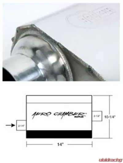 Hooker Aero Chamber Muffler - 21501HKR