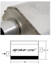 Hooker Maximum Flow Muffler                                     - 21605HKR - Image 3