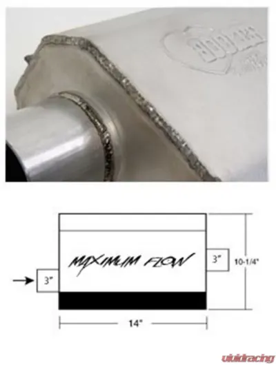 Hooker Maximum Flow Muffler - 21605HKR