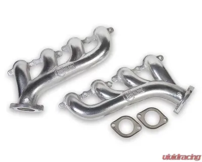 Hooker LS SWAP EXHAUST MANIFOLD, SILVER CERAMIC N/A - 8501-1HKR