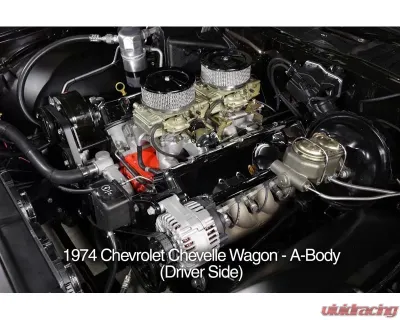 Hooker LS SWAP EXHAUST MANIFOLD, BLACK CERAMIC N/A - 8501-3HKR