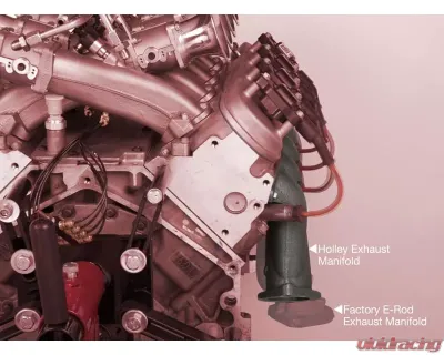 Hooker LS Exhaust Manifold, Natural N/A - 8501HKR