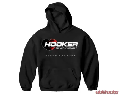 Hooker BlackHeart Hoodie-Black - 10157-XXLHKR