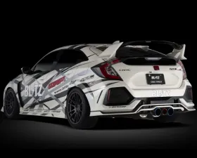 Blitz NUR-Spec Titanium & Carbon Red Exhaust System Honda Civic Type-R FK8 2019-2021