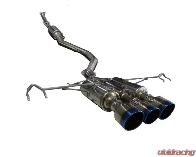 Blitz NUR-Spec Exhaust Custom Edition VSR Titanium Tips Honda Civic Type R FK8 2019-2021 - 63174V
