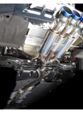 Blitz NUR-Spec Exhaust Custom Edition VSR Titanium Tips Honda Civic Type R FK8 2019-2021                                     - 63174V - Image 3