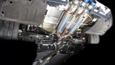 Blitz NUR-Spec Exhaust Custom Edition VSR Titanium Tips Honda Civic Type R FK8 2019-2021                                     - 63174V - Image 3