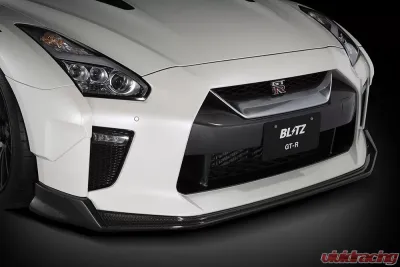 Blitz Carbon Fiber Front Lip Spoiler Nissan GTR 2017-2019 - 60345