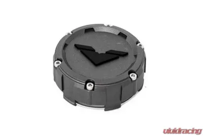 VENOMREX "V" Center Cap Inlays - Black (Set of 4) - ACC2201