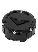 VENOMREX "V" Center Cap Inlays - Black (Set of 4)                                     - ACC2201 - Image 2