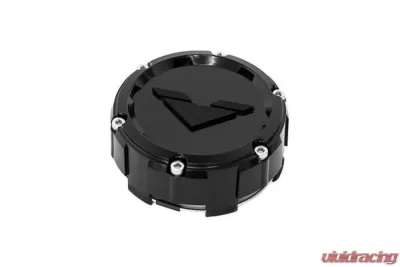 VENOMREX "V" Center Cap Inlays - Black (Set of 4) - ACC2201