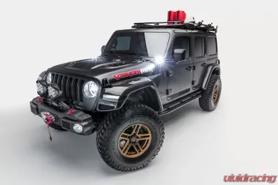 VENOMREX JL-JX Edition Aero Rear Fenders - Carbon Fiber PP 2X2 Glossy Jeep Wrangler JL 2018+ - VRJ1060