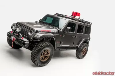 VENOMREX JL-JX Edition Aero Hood Vents - Carbon Fiber PP 2X2 Glossy Jeep Wrangler JL 2018+ - VRJ1020