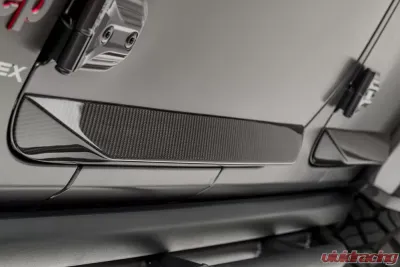 VENOMREX JL-JX Edition Aero Rock Guards - Carbon Fiber PP 2X2 Glossy Jeep Wrangler JL 2018+ - VRJ1030