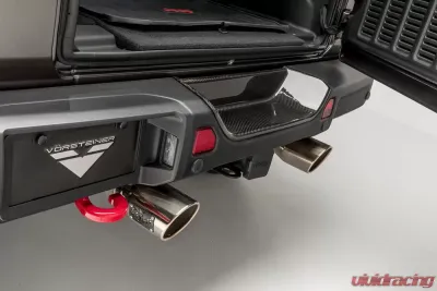 VENOMREX JL-JX Edition Aero Rear Bumper Tray - Carbon Fiber PP 2X2 Glossy Jeep Wrangler JL 2018+ - VRJ1040