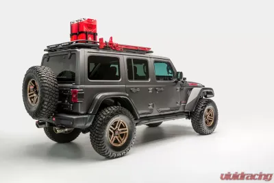 VENOMREX JL-JX Edition Aero Rear Bumper Tray - Carbon Fiber PP 2X2 Glossy Jeep Wrangler JL 2018+ - VRJ1040