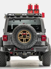 VENOMREX JL-JX Edition Aero Rear Bumper Tray - Carbon Fiber PP 2X2 Glossy Jeep Wrangler JL 2018+                                     - VRJ1040 - Image 4