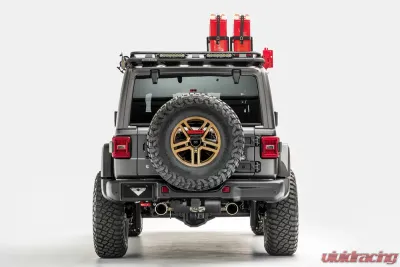 VENOMREX JL-JX Edition Aero Rear Bumper Tray - Carbon Fiber PP 2X2 Glossy Jeep Wrangler JL 2018+ - VRJ1040