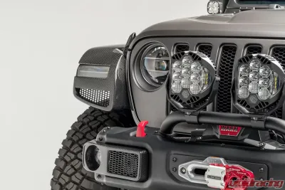 VENOMREX JL-JX Edition Aero Front Fenders - Carbon Fiber PP 2X2 Glossy Jeep Wrangler JL 2018+ - VRJ1050