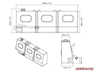 Front Runner Slanted Water Tank - WTAN008