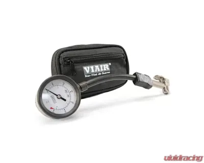 VIAIR 3-in-1 Air Down Gauge (0 to 60 PSI, with Heavy Duty Press-On Chuck and Storage Pouch) - 33