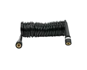 VIAIR 30Ft. Coil Hose, PU, Inside braided, Quick Connect Coupler on both ends