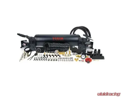 VIAIR Dual Stealth Black 444C Onboard Air System (200 PSI, 3.53 CFM, 40 Amp, 12V, 2.5 Gal. Tank) - 20020