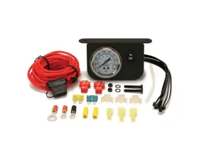 VIAIR Illuminated Dash Panel Gauge Kit, White Face (200 PSI, 30 Amp)