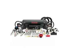 VIAIR Dual Stealth Black 425C Onboard Air System (175 PSI, 4.80 CFM, 58 Amp, 12V, 2.5 Gal. Tank)