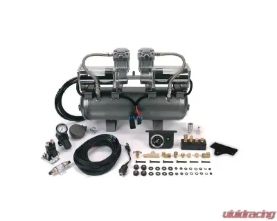 VIAIR 150 PSI High Speed 2 On 2's (Universal) Two 400C's On 2.0 Gal. Tank, No Crossmember Bracket - 30016