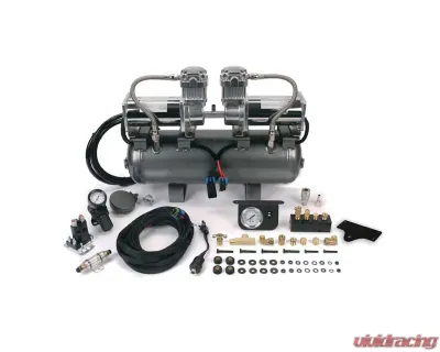 VIAIR 200 PSI High Pressure 2 On 2's, (Universal) Two 380C's On 2.0 Gal. Tank, No Crossmember Bracket - 30018