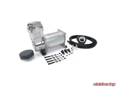 VIAIR 325C Silver Compressor (12V, 33% Duty, Sealed, w/o Leader Hose, w/o Check Valve) - 32534