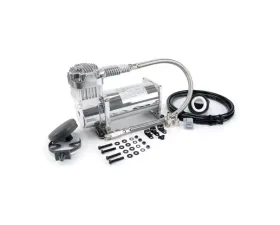 VIAIR 380C 200 PSI Chrome Compressor Kit (12V, 100% Duty @100 PSI, 55% Duty @200 PSI)