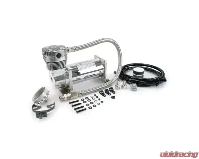VIAIR 420C Chrome Compressor Kit, 3/8" Port (12V, 33% Duty, Sealed) - 42042