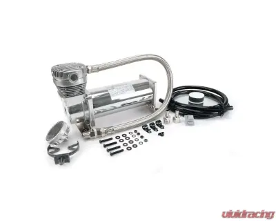 VIAIR 460C Chrome Compressor Kit, 3/8" Port (12V, 100% Duty, Sealed) - 46043